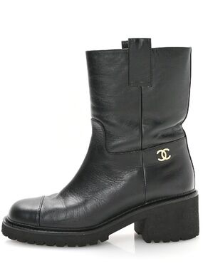 CHANEL combat boots - size 37